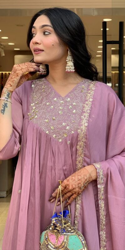 MF 819 Lavender Color Cotton Silk Salwar Suit with Mirror Work. Affordable Price ₹1699. Delivery 4-6 Working Days. Shop now. | Jump Suits, Salwar suit, Designer Suits, Casual Suits, Creative suits, Palazzo Suits, Party Wear Suits, Patiala Suits, Straight Suits