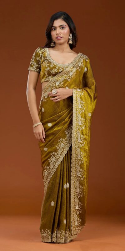E BT 438 Mustard in Fandy Satin Silk mbroidery Work & Zari Work Saree. Special Price ₹1949. Delivery 4-6 Working Days. Shop now. | Sarees, Bollywood Sarees, Creative Sarees, Designer Sarees, Embroidered Sarees, Ethnic Saree, Modern Digital sarees, Party Wear Sarees