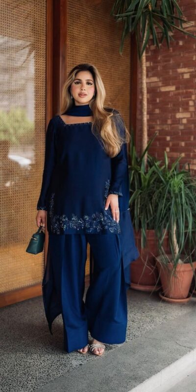 ZF 420 Navy Blue in Natural Crep Silk Embroidery Work Salwar Suit . Exclusive Offer ₹1899. Delivery 4-6 Working Days. Shop now. | Jump Suits, Tops & Bottoms, Track Suits, Trendy Wear, Salwar suit, Designer Suits, Casual Suits, Creative suits, Palazzo Suits, Party Wear Suits, Patiala Suits, Straight Suits