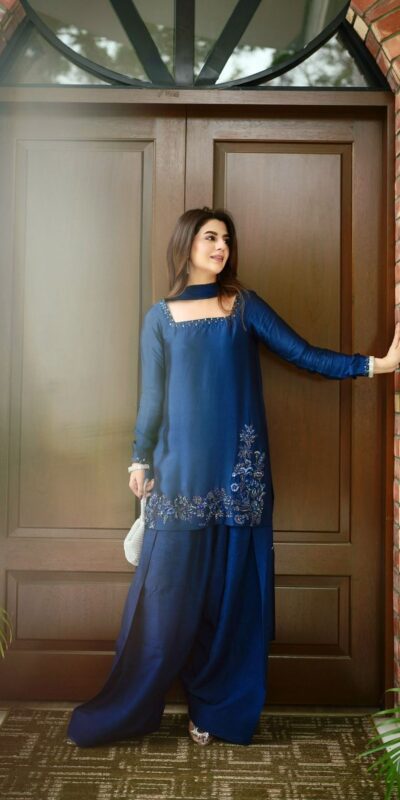 ZF 420 Navy Blue in Natural Crep Silk Embroidery Work Salwar Suit . Exclusive Offer ₹1899. Delivery 4-6 Working Days. Shop now. | Jump Suits, Tops & Bottoms, Track Suits, Trendy Wear, Salwar suit, Designer Suits, Casual Suits, Creative suits, Palazzo Suits, Party Wear Suits, Patiala Suits, Straight Suits