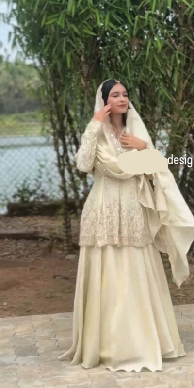 VLM 309 Off White Chinon Silk Salwar Suit with Embroidery Work & Lace Work. Get it for ₹2399. Delivery 4-6 Working Days. Shop now. | Jump Suits, Tops & Bottoms, Track Suits, Trendy Wear, Salwar suit, Designer Suits, Casual Suits, Creative suits, Palazzo Suits, Party Wear Suits, Patiala Suits, Straight Suits