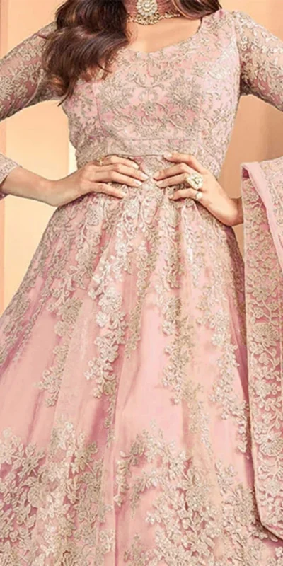 FC 8356 Pink in Color Heavy Net Embroidery Work Salwar Suit . Wedding, Party, Festive, Events, Special Price ₹3199. Delivery 4-6 Working Days. Shop now. | Jump Suits, Tops & Bottoms, Track Suits, Trendy Wear, Salwar suit, Designer Suits, Casual Suits, Creative suits, Palazzo Suits, Party Wear Suits, Patiala Suits, Straight Suits