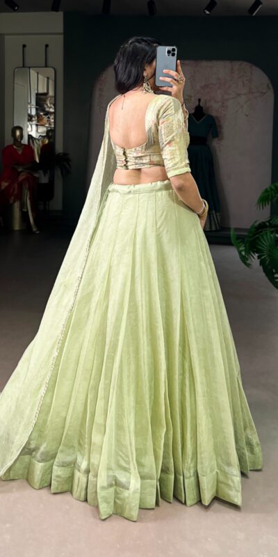 LNB 1100 Pista with Bead Work & Sequins Work. Allen Crush Lehenga Choli Best Price ₹3299. Delivery 4-6 Working Days. Shop now. | Lehenga, Bollywood Lehenga, Creative Lehenga, Designer Lehenga, Embroidered Lehenga, Party Wear Lehenga