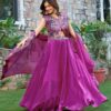 Ram 141 Purple Fendy Silk Lehenga Choli with Embroidery Work. Available at ₹3099 only. Delivery 4-6 Working Days. Shop now. | Lehenga, Bollywood Lehenga, Creative Lehenga, Designer Lehenga, Embroidered Lehenga, Party Wear Lehenga