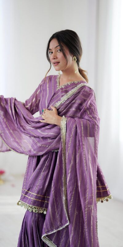 SRK 5300 Purple Mal Chanderi With Lace Work & Mirror Work Salwar Suit . Get it for ₹2099. Delivery 4-6 Working Days. Shop now. | Jump Suits, Tops & Bottoms, Track Suits, Trendy Wear, Salwar suit, Designer Suits, Casual Suits, Creative suits, Palazzo Suits, Party Wear Suits, Patiala Suits, Straight Suits