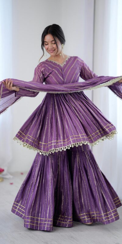 SRK 5300 Purple Mal Chanderi With Lace Work & Mirror Work Salwar Suit . Get it for ₹2099. Delivery 4-6 Working Days. Shop now. | Jump Suits, Tops & Bottoms, Track Suits, Trendy Wear, Salwar suit, Designer Suits, Casual Suits, Creative suits, Palazzo Suits, Party Wear Suits, Patiala Suits, Straight Suits