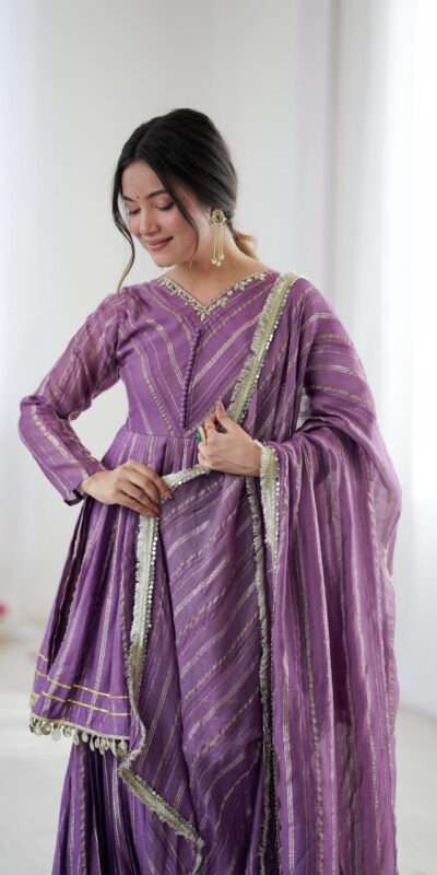 SRK 5300 Purple Mal Chanderi With Lace Work & Mirror Work Salwar Suit . Get it for ₹2099. Delivery 4-6 Working Days. Shop now. | Jump Suits, Tops & Bottoms, Track Suits, Trendy Wear, Salwar suit, Designer Suits, Casual Suits, Creative suits, Palazzo Suits, Party Wear Suits, Patiala Suits, Straight Suits