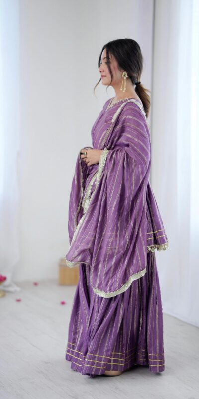 SRK 5300 Purple Mal Chanderi With Lace Work & Mirror Work Salwar Suit . Get it for ₹2099. Delivery 4-6 Working Days. Shop now. | Jump Suits, Tops & Bottoms, Track Suits, Trendy Wear, Salwar suit, Designer Suits, Casual Suits, Creative suits, Palazzo Suits, Party Wear Suits, Patiala Suits, Straight Suits