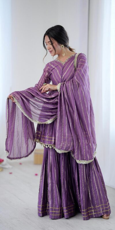 SRK 5300 Purple Mal Chanderi With Lace Work & Mirror Work Salwar Suit . Get it for ₹2099. Delivery 4-6 Working Days. Shop now. | Jump Suits, Tops & Bottoms, Track Suits, Trendy Wear, Salwar suit, Designer Suits, Casual Suits, Creative suits, Palazzo Suits, Party Wear Suits, Patiala Suits, Straight Suits