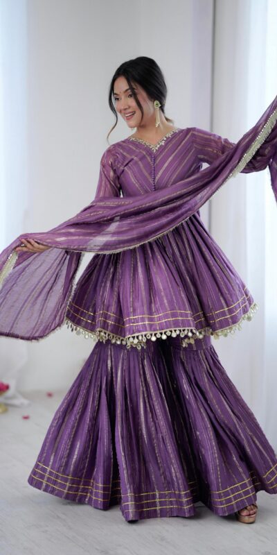 SRK 5300 Purple Mal Chanderi With Lace Work & Mirror Work Salwar Suit . Get it for ₹2099. Delivery 4-6 Working Days. Shop now. | Jump Suits, Tops & Bottoms, Track Suits, Trendy Wear, Salwar suit, Designer Suits, Casual Suits, Creative suits, Palazzo Suits, Party Wear Suits, Patiala Suits, Straight Suits