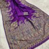 MB 46 Purple Color Pashmina Silk Woven Motifs Saree . Wedding, Party, Festive, Available at ₹2399 only. Delivery 4-6 Working Days. Shop now. | Sarees, Bollywood Sarees, Creative Sarees, Designer Sarees, Embroidered Sarees, Ethnic Saree, Modern Digital sarees, Party Wear Sarees