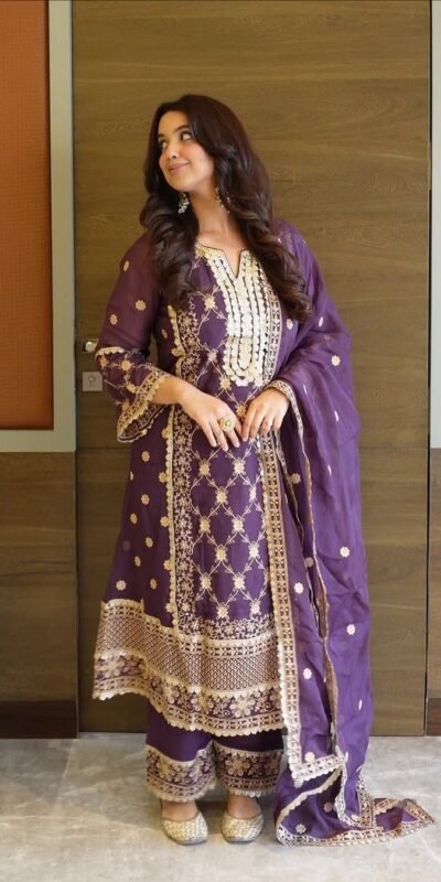 ZSR 3153 Purple in Color Pure Chinnon Embroidery Work Salwar Suit. Special Price ₹2149. Delivery 4-6 Working Days. Shop now. | Jump Suits, Tops & Bottoms, Track Suits, Trendy Wear, Salwar suit, Designer Suits, Casual Suits, Creative suits, Palazzo Suits, Party Wear Suits, Patiala Suits, Straight Suits