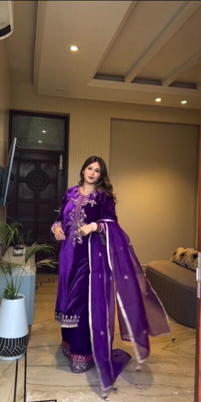 BE 416 Purple Embroidery Work Salwar Suit in Purple Velvet . Affordable Price ₹1999. Delivery 4-6 Working Days. Shop now. | Jump Suits, Tops & Bottoms, Track Suits, Trendy Wear, Salwar suit, Designer Suits, Casual Suits, Creative suits, Palazzo Suits, Party Wear Suits, Patiala Suits, Straight Suits