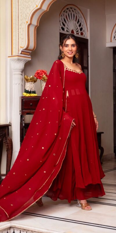 RTC 5889 Red Faux Georgette Salwar Suit with Lace Work & Mirror Work. Affordable Price ₹1999. Delivery 4-6 Working Days. Shop now. | Jump Suits, Tops & Bottoms, Track Suits, Trendy Wear, Salwar suit, Designer Suits, Casual Suits, Creative suits, Palazzo Suits, Party Wear Suits, Patiala Suits, Straight Suits