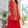 Ram 148 Red in Georgette Badhani print Embroidery Work & Mirror Work Salwar Suit . Exclusive Offer ₹2149. Delivery 4-6 Working Days. Shop now. | Jump Suits, Tops & Bottoms, Track Suits, Trendy Wear, Salwar suit, Designer Suits, Casual Suits, Creative suits, Palazzo Suits, Party Wear Suits, Patiala Suits, Straight Suits
