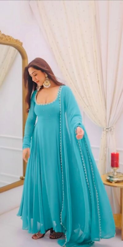 SRK 5312 Sky Blue Faux Georgette Salwar Suit Perfect for Wedding, Party, Pongal, Haldi, Ethnic Day – . Available at ₹1949 only. Delivery 4-6 Workin | Jump Suits, Tops & Bottoms, Track Suits, Trendy Wear, Salwar suit, Designer Suits, Casual Suits, Creative suits, Palazzo Suits, Party Wear Suits, Patiala Suits, Straight Suits