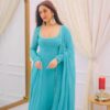 SRK 5312 Sky Blue Faux Georgette Salwar Suit Perfect for Wedding, Party, Pongal, Haldi, Ethnic Day – . Available at ₹1949 only. Delivery 4-6 Workin | Jump Suits, Tops & Bottoms, Track Suits, Trendy Wear, Salwar suit, Designer Suits, Casual Suits, Creative suits, Palazzo Suits, Party Wear Suits, Patiala Suits, Straight Suits