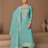FC 9522 Sky Blue Vichitra Salwar Suitwith Embroidery Work & Stone Work. Exclusive Offer ₹2499. Delivery 4-6 Working Days. Shop now. | Jump Suits, Tops & Bottoms, Track Suits, Trendy Wear, Salwar suit, Designer Suits, Casual Suits, Creative suits, Palazzo Suits, Party Wear Suits, Patiala Suits, Straight Suits