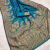 MB 46 Teal Color Pashmina Silk Woven Motifs Saree . Wedding, Party, Festive, Available at ₹2399 only. Delivery 4-6 Working Days. Shop now. | Sarees, Bollywood Sarees, Creative Sarees, Designer Sarees, Embroidered Sarees, Ethnic Saree, Modern Digital sarees, Party Wear Sarees