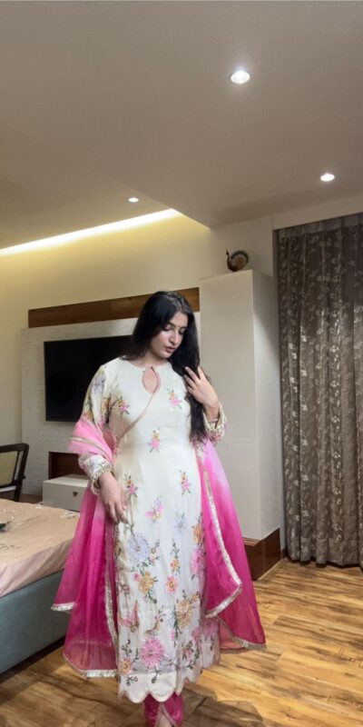 BE 418 White in White Chinon Embroidery Work & Lace Work Salwar Suit . Festive Deal ₹2499. Delivery 4-6 Working Days. Shop now. | Jump Suits, Tops & Bottoms, Track Suits, Trendy Wear, Salwar suit, Designer Suits, Casual Suits, Creative suits, Palazzo Suits, Party Wear Suits, Patiala Suits, Straight Suits