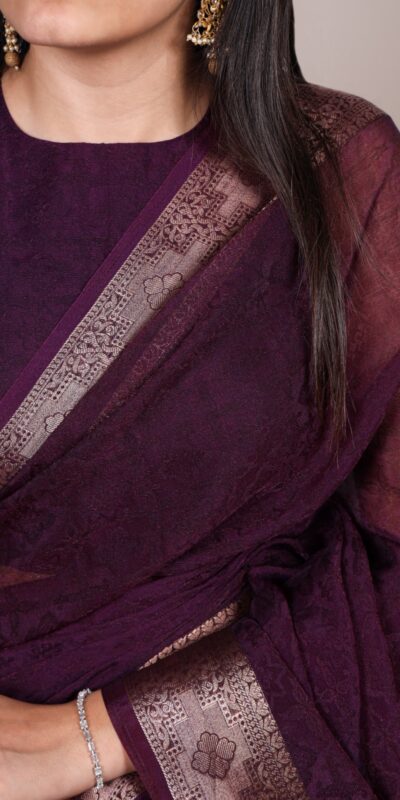 YNF 7911 Wine Poly Shimmer Saree Perfect for Wedding, Party, Ganesh Chaturthi, Bridal Wear, Temple Visit –. Available at ₹1499 only. Delivery 4-6 Workin | Sarees, Bollywood Sarees, Creative Sarees, Designer Sarees, Embroidered Sarees, Ethnic Saree, Modern Digital sarees, Party Wear Sarees