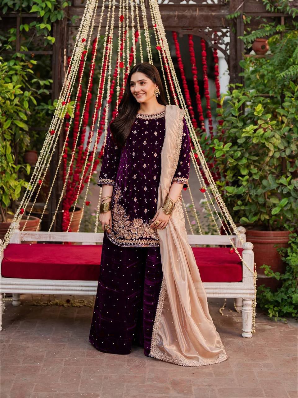 KD 1536 Wine Viscose Velvet Thread Sequence Work Salwar Suit Wedding, Party, Festive, Events, Special Price ₹2399. Delivery 4-6 Working Days. Shop now. | Jump Suits, Tops & Bottoms, Track Suits, Trendy Wear, Salwar suit, Designer Suits, Casual Suits, Creative suits, Palazzo Suits, Party Wear Suits, Patiala Suits, Straight Suits