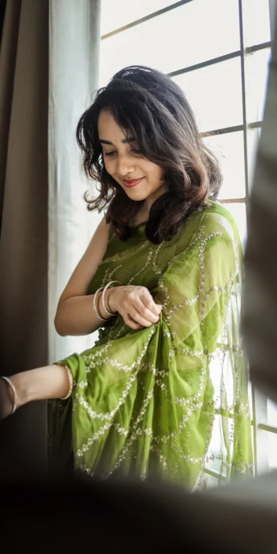 MS 505 Green Viscose Satin Saree with Sequins Work & Embroidery Work. Special Price ₹1599. Delivery 4-6 Working Days. Shop now. | Sarees, Bollywood Sarees, Creative Sarees, Designer Sarees, Embroidered Sarees, Ethnic Saree, Modern Digital sarees, Party Wear Sarees