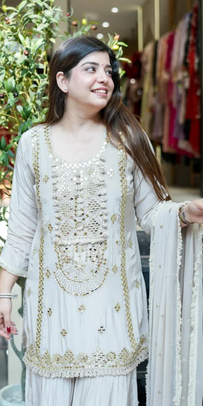 KD 1572 Light Grey in Color Georgette Embroidery Work Salwar Suit . Introductory Price ₹2149. Delivery 4-6 Working Days. Shop now. | Jump Suits, Salwar suit, Designer Suits, Casual Suits, Creative suits, Palazzo Suits, Party Wear Suits, Patiala Suits, Straight Suits