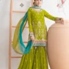FC 726 Mahendi Chinon Salwar Suit Perfect for Wedding, Party, Ethnic Day, Makar Sankranti, Cultural Events – . Best Price ₹3049. Delivery 4-6 Working | Jump Suits, Salwar suit, Designer Suits, Casual Suits, Creative suits, Palazzo Suits, Party Wear Suits, Patiala Suits, Straight Suits