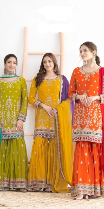 FC 726 Orange Chinon Salwar Suit Perfect for Wedding, Party, Ethnic Day, Makar Sankranti, Cultural Events – . Best Price ₹3049. Delivery 4-6 Working | Jump Suits, Salwar suit, Designer Suits, Casual Suits, Creative suits, Palazzo Suits, Party Wear Suits, Patiala Suits, Straight Suits