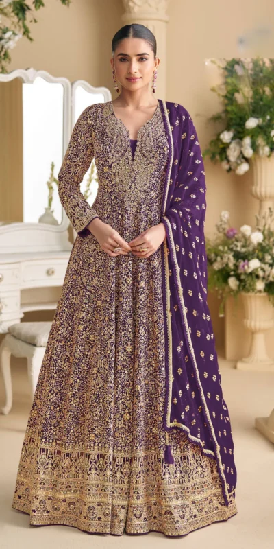 FC 5807 Purple Color Georgette Thread Sequence Work Salwar Suit . Introductory Price ₹3649. Delivery 4-6 Working Days. Shop now. | Jump Suits, Salwar suit, Designer Suits, Casual Suits, Creative suits, Palazzo Suits, Party Wear Suits, Patiala Suits, Straight Suits