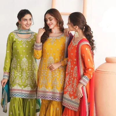 FC 726 Yellow Chinon Salwar Suit Perfect for Wedding, Party, Ethnic Day, Makar Sankranti, Cultural Events – . Best Price ₹3049. Delivery 4-6 Working | Jump Suits, Salwar suit, Designer Suits, Casual Suits, Creative suits, Palazzo Suits, Party Wear Suits, Patiala Suits, Straight Suits