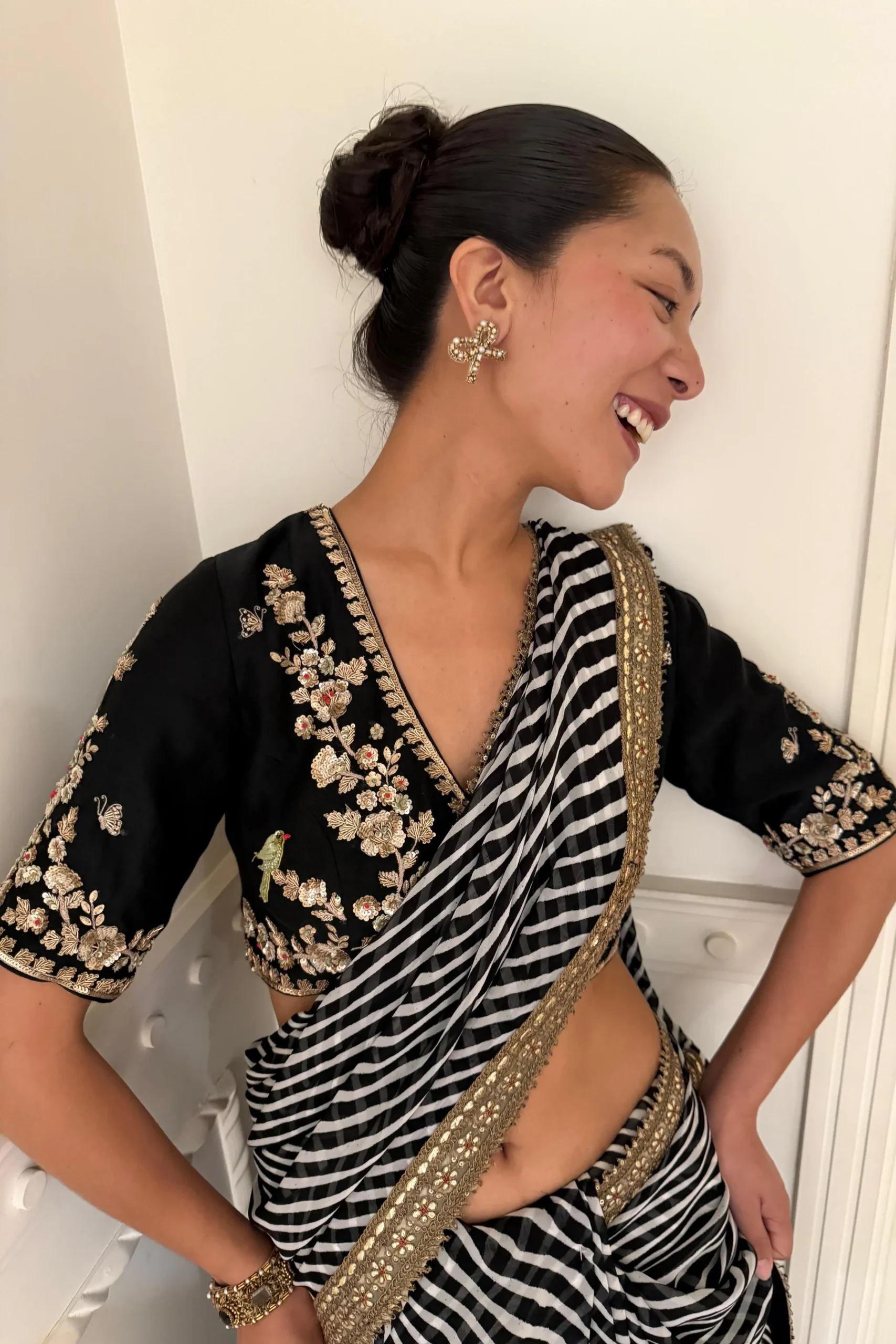 NC 5553 Black Faux Georgette Saree Perfect for Wedding, Party, Bridal Wear, Baisakhi, Raksha Bandhan –. Introductory Price ₹1899. Delivery 4-6 Workin | Sarees, Bollywood Sarees, Creative Sarees, Designer Sarees, Embroidered Sarees, Ethnic Saree, Modern Digital sarees, Party Wear Sarees