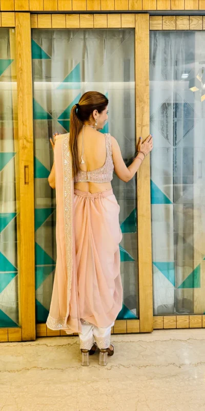 FB L302 Light Peach Color Dual Tone Star Georgette Salwar Suit with Embroidery Work. Affordable Price ₹2999. Delivery 4-6 Working Days. Shop now. | Jump Suits, Salwar suit, Designer Suits, Casual Suits, Creative suits, Palazzo Suits, Party Wear Suits, Patiala Suits, Straight Suits