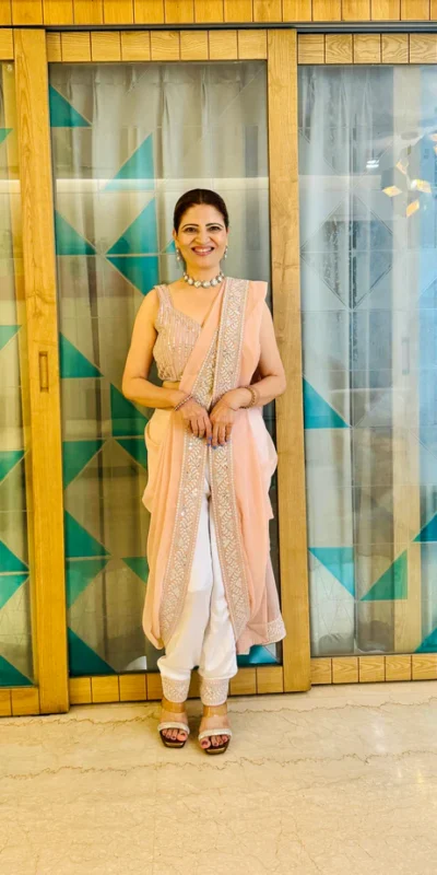 FB L302 Light Peach Color Dual Tone Star Georgette Salwar Suit with Embroidery Work. Affordable Price ₹2999. Delivery 4-6 Working Days. Shop now. | Jump Suits, Salwar suit, Designer Suits, Casual Suits, Creative suits, Palazzo Suits, Party Wear Suits, Patiala Suits, Straight Suits