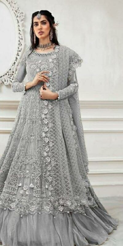 FC 108 Grey in Heavy Net Stone Work & Embroidery Work Salwar Suit . Get it for ₹2149. Delivery 4-6 Working Days. Shop now. | Jump Suits, Straight Suits, Salwar suit, Designer Suits, Casual Suits, Creative suits, Palazzo Suits, Party Wear Suits, Patiala Suits