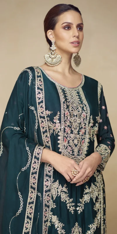 FC 717 Teall Viscous Chinon Salwar Suit with Lace Work & Embroidery Work. Exclusive Offer ₹2549. Delivery 4-6 Working Days. Shop now. | Jump Suits, Salwar suit, Designer Suits, Casual Suits, Creative suits, Palazzo Suits, Party Wear Suits, Patiala Suits, Straight Suits