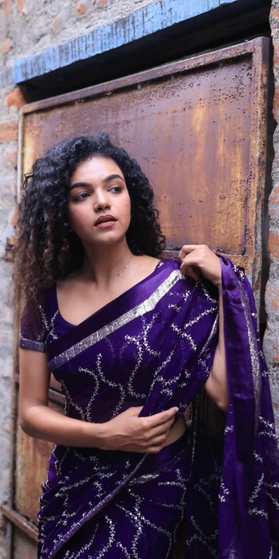MS 505 Purple Viscose Satin Saree with Sequins Work & Embroidery Work. Special Price ₹1599. Delivery 4-6 Working Days. Shop now. | Sarees, Bollywood Sarees, Creative Sarees, Designer Sarees, Embroidered Sarees, Ethnic Saree, Modern Digital sarees, Party Wear Sarees