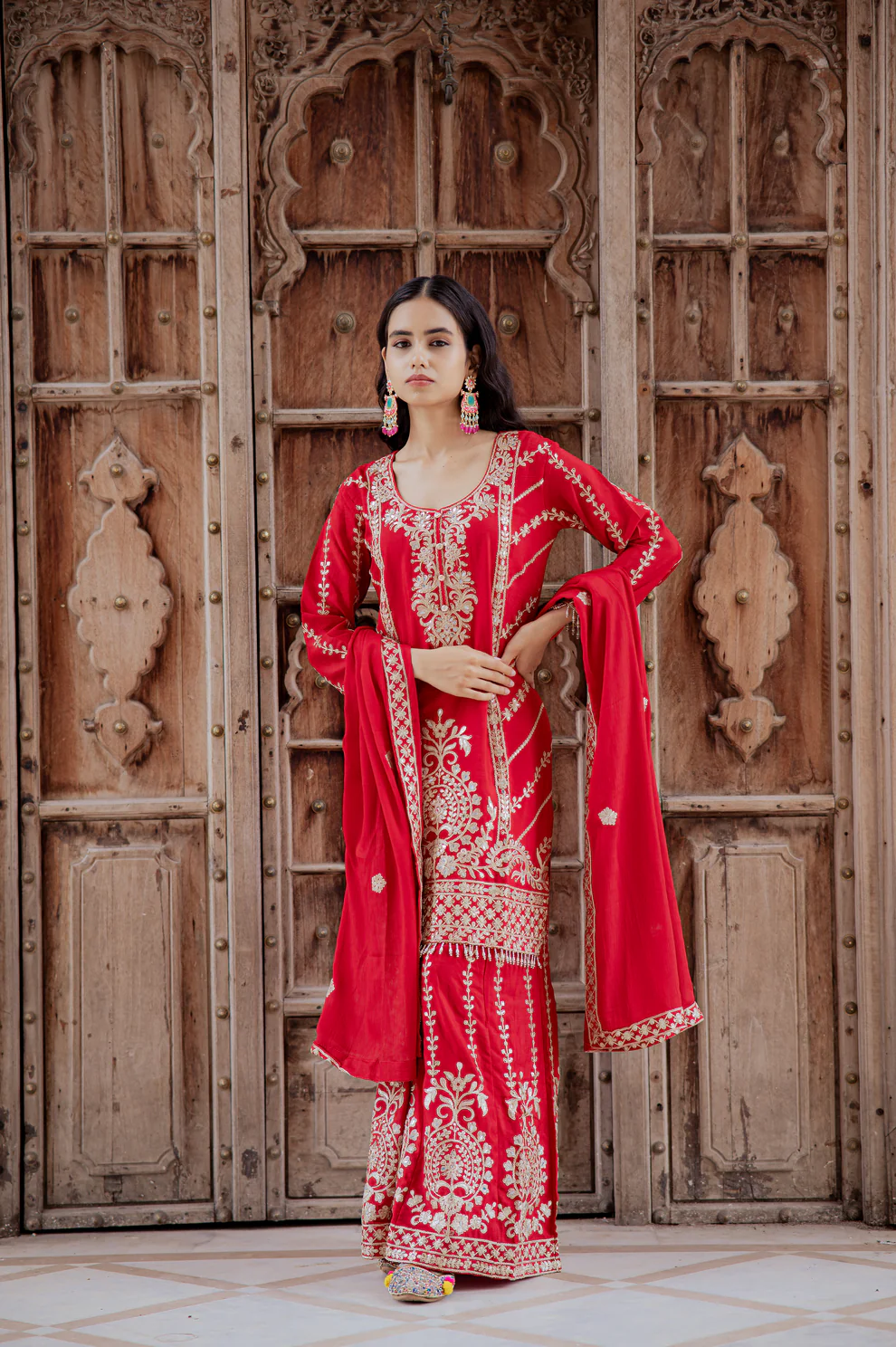 KD 1528 Red Printed Chinon Salwar Suit with Lace Work & Mirror Work. Affordable Price ₹2599. Delivery 4-6 Working Days. Shop now. | Jump Suits, Salwar suit, Designer Suits, Casual Suits, Creative suits, Palazzo Suits, Party Wear Suits, Patiala Suits, Straight Suits