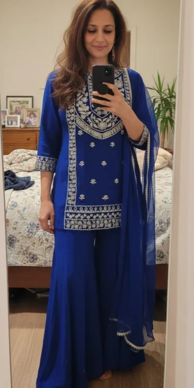 KD 1574 Royal Blue Color Faux Georgette Salwar Suit with Embroidery Work. Best Price ₹1949. Delivery 4-6 Working Days. Shop now. | Jump Suits, Straight Suits, Salwar suit, Designer Suits, Casual Suits, Creative suits, Palazzo Suits, Party Wear Suits, Patiala Suits