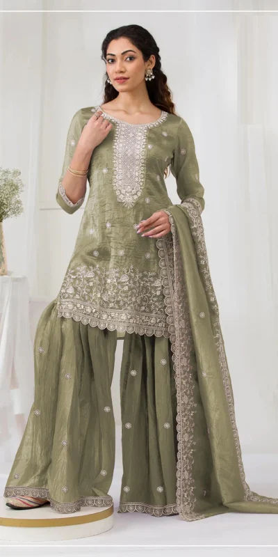 FC 3103 Green Fancy Gold Crush Salwar Suit Perfect for Wedding, Party, Haldi, Onam, Festival Celebrations – . Get it for ₹2549. Delivery 4-6 Work | Jump Suits, Salwar suit, Designer Suits, Casual Suits, Creative suits, Palazzo Suits, Party Wear Suits, Patiala Suits, Straight Suits