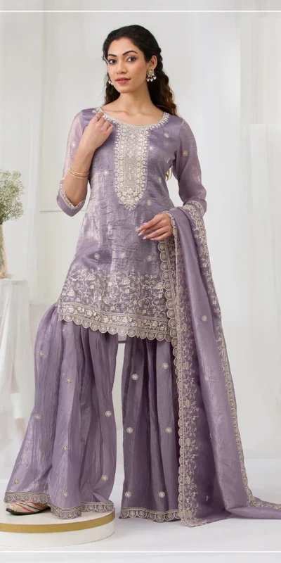 FC 3103 Lavender Fancy Gold Crush Salwar Suit Perfect for Wedding, Party, Haldi, Onam, Festival Celebrations – . Get it for ₹2549. Delivery 4-6 Work | Jump Suits, Salwar suit, Designer Suits, Casual Suits, Creative suits, Palazzo Suits, Party Wear Suits, Patiala Suits, Straight Suits