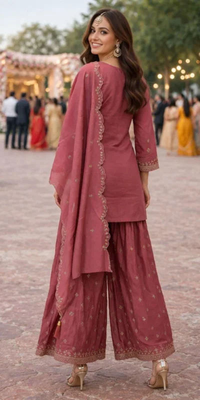 FC 4261 Peach Color Roman Silk Salwar Suit with Embroidery Work. Available at ₹2549 only. Delivery 4-6 Working Days. Shop now. | Jump Suits, Salwar suit, Designer Suits, Casual Suits, Creative suits, Palazzo Suits, Party Wear Suits, Patiala Suits, Straight Suits