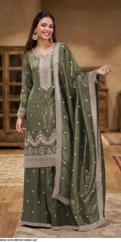 FC 2103 Green Fancy Gold Crush Salwar Suit Perfect for Wedding, Party, Haldi, Onam, Festival Celebrations – . Get it for ₹2549. Delivery 4-6 Work | Jump Suits, Salwar suit, Designer Suits, Casual Suits, Creative suits, Palazzo Suits, Party Wear Suits, Patiala Suits, Straight Suits