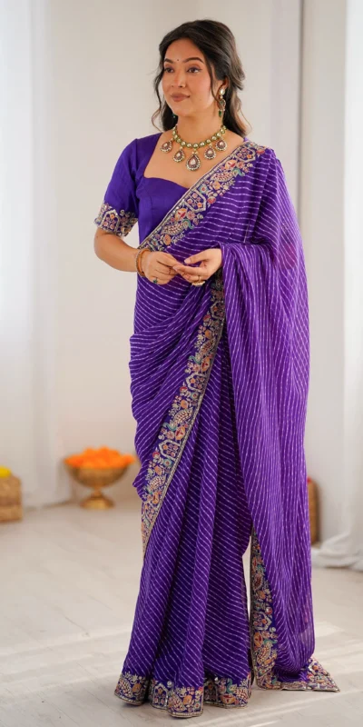 SP 79 Purple Faux Georgette Saree Perfect for Wedding, Party, Lohri, Engagement, Baby Shower – . Now at just ₹1999. Delivery 4-6 Working Days. Shop now | Sarees, Bollywood Sarees, Creative Sarees, Designer Sarees, Embroidered Sarees, Ethnic Saree, Modern Digital sarees, Party Wear Sarees