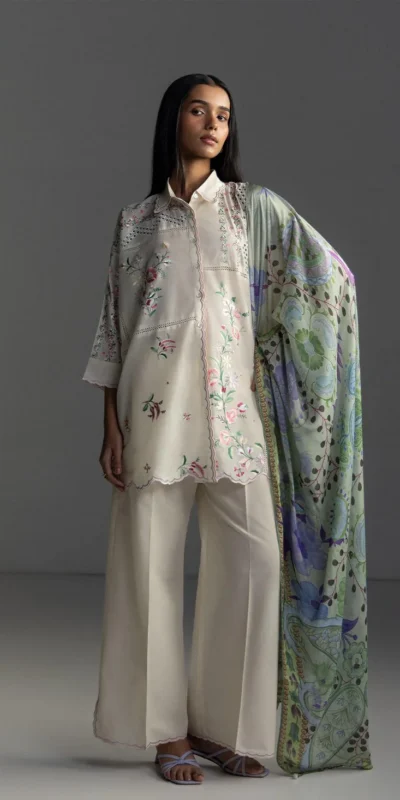 FC 1228 Cream Cambric Cotton Salwar Suit with Digital Print & Embroidery Work. Festive Deal ₹2499. Delivery 4-6 Working Days. Shop now. | Jump Suits, Salwar suit, Designer Suits, Casual Suits, Creative suits, Palazzo Suits, Party Wear Suits, Patiala Suits, Straight Suits