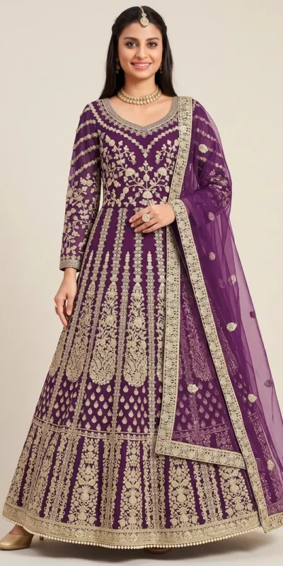 FC 2701 Purple Sequins Work & Embroidery Work Salwar Suiti Peach Butterfly Net. Grab it for ₹3149. Delivery 4-6 Working Days. Shop now. | Jump Suits, Salwar suit, Designer Suits, Casual Suits, Creative suits, Palazzo Suits, Party Wear Suits, Patiala Suits, Straight Suits
