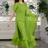 Glorious Green Color Heavy Rayon Sequence Work Designer Salwar Suit