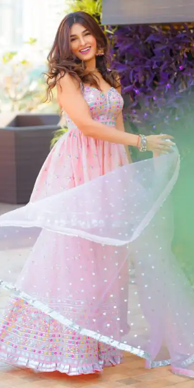 NSR 202 Pink Top : Heavy Faux Georgette Sharara : Heavy Faux Georgette Work : Heavy Embroidery Work Wedding, Party @2099/- | Salwar suit, Designer Suits, Casual Suits, Creative suits, Palazzo Suits, Party Wear Suits, Straight Suits