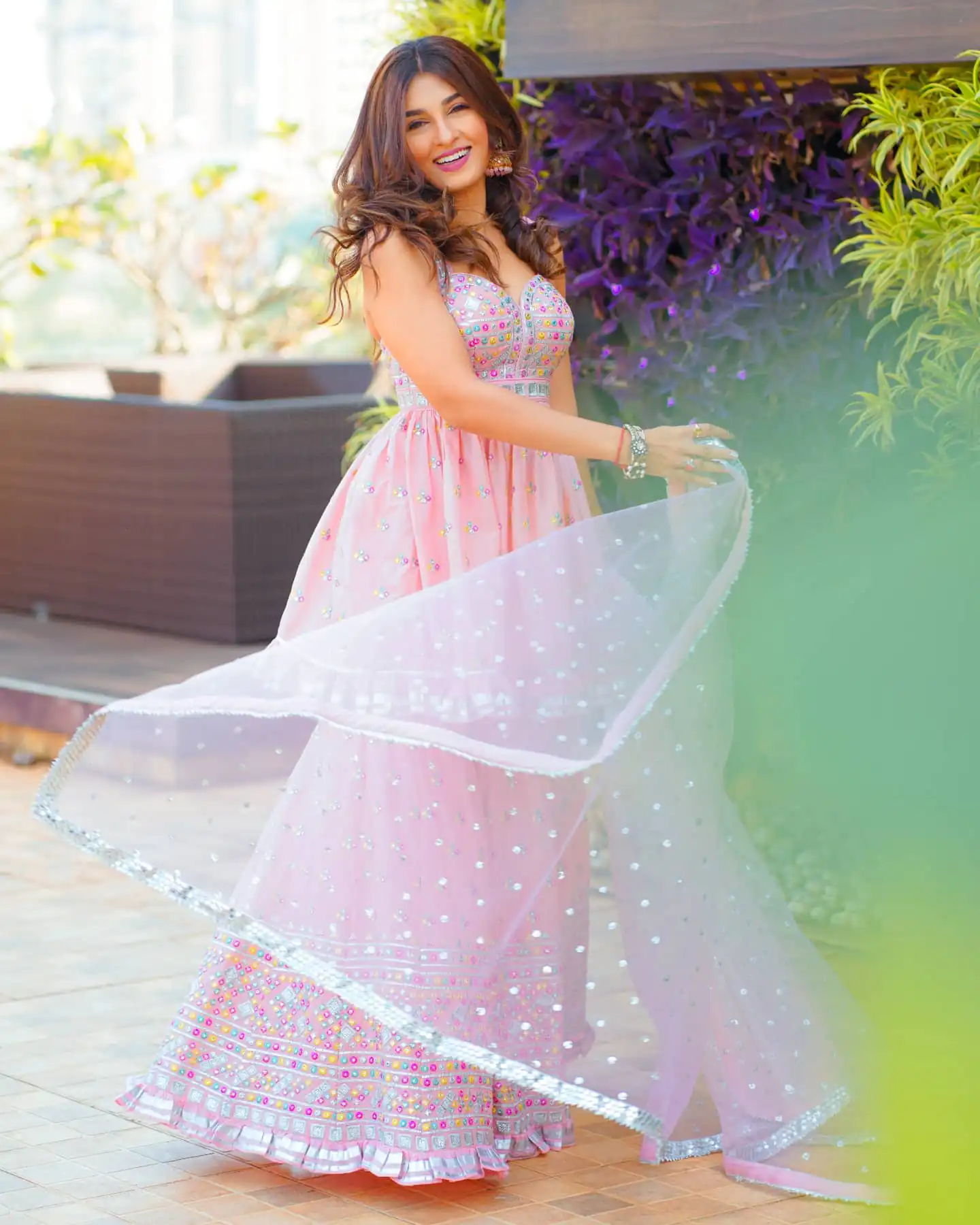 NSR 202 Pink Top : Heavy Faux Georgette Sharara : Heavy Faux Georgette Work : Heavy Embroidery Work Wedding, Party @2099/- | Salwar suit, Designer Suits, Casual Suits, Creative suits, Palazzo Suits, Party Wear Suits, Straight Suits